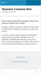 Mobile Screenshot of illusionscostumehire.com